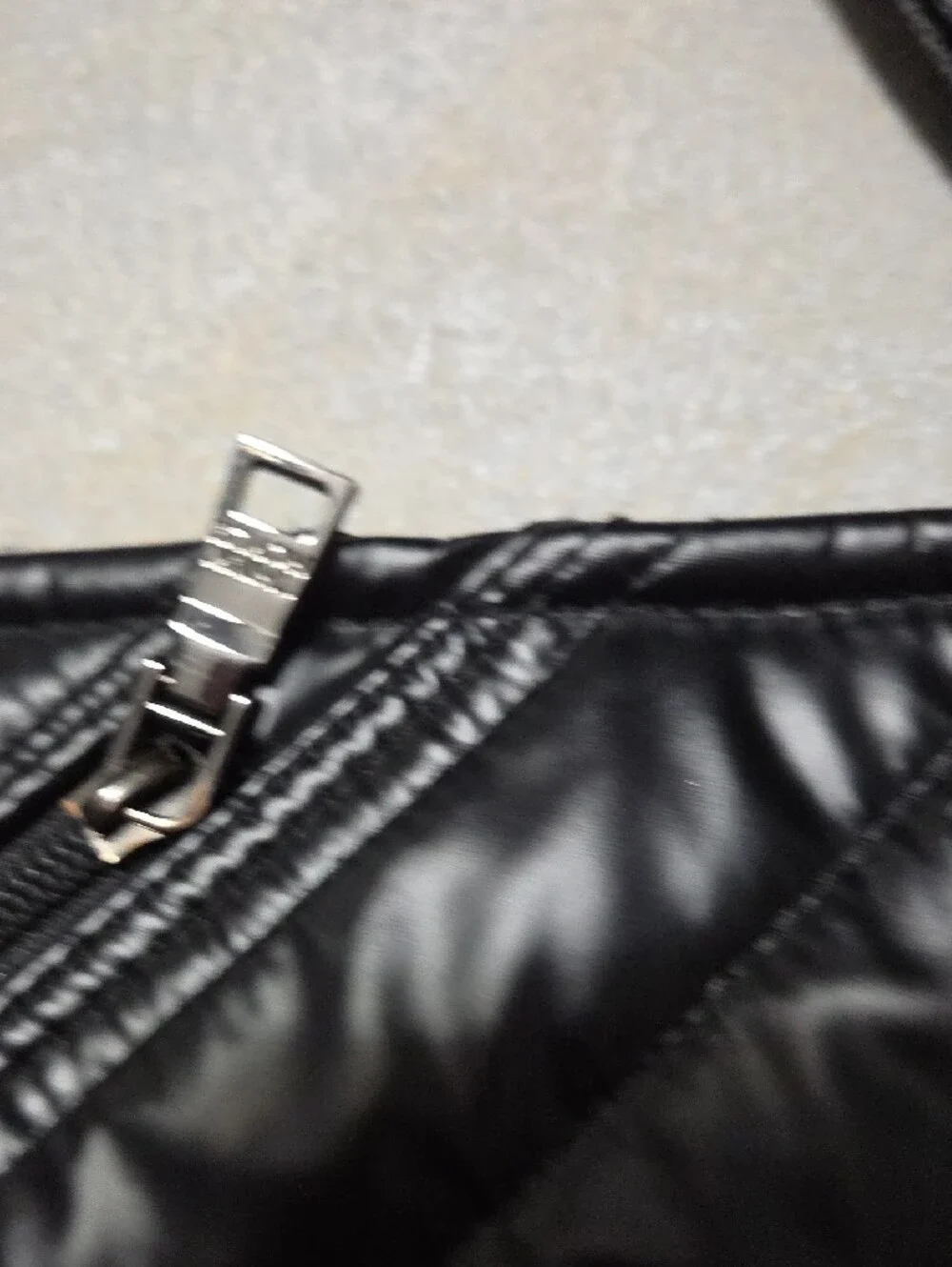 THINK ROYLN Quilted Black Crossbody Belt Bag with Wide Strap